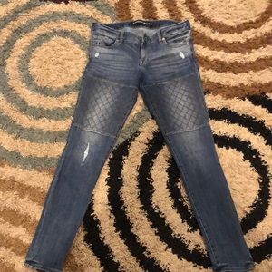Women’s size 8R Jean leggings with lattice design